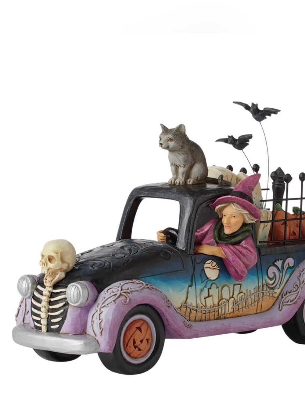 JIM SHORE WICKED WHEELS Witch TrucK